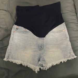 Pink Blush Maternity Shorts